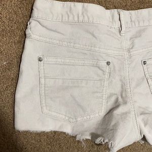 FREE PEOPLE Corduroy Shorts Beige 26